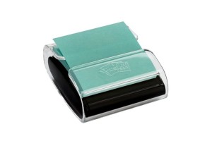 POST-IT BLOCO 90F VERDE COM DISPENSER PORTA POST-IT 3M