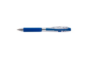 CANETA ESFEROG 0.7 RETRATIL WOW AZUL PENTEL