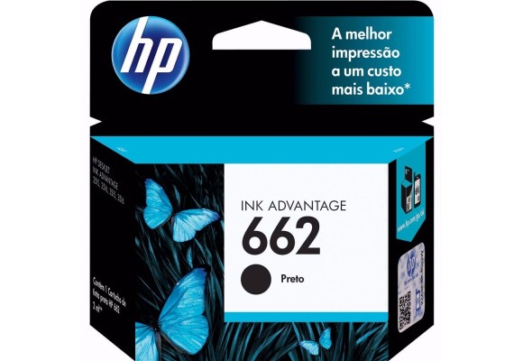 CARTUCHO ORIGINAL HP 662 PRETO