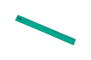 REGUA PLASTICA 30 CM ACRINIL VERDE
