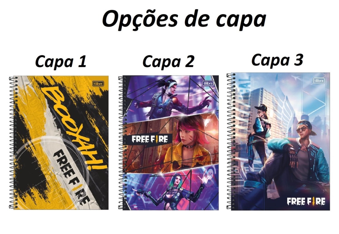 Caderno Universitário (Free Fire)