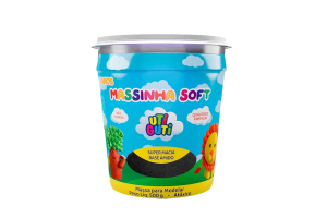 MASSINHA SOFT UTIGUTI POTE 500G PRETO
