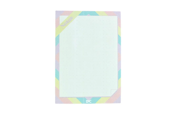 BLOCO DE ANOTAÇÃO DAC ENJOY C/30 FLS PONTILHADO 105MM X 148MM