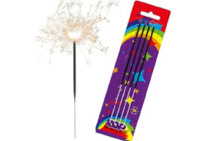 VELA DE ANIVERSÁRIO ESTRELINHAS C/ 4 UNIDADES