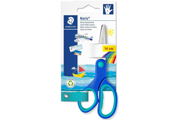 TESOURA ESCOLAR PARA CANHOTO STAEDTLER NORIS CLUB 14CM