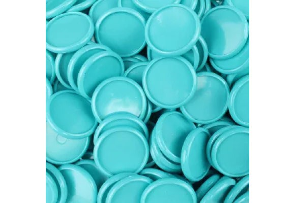 DISCO POP DISC G 31MM LISO COR: AZUL TIFFANY