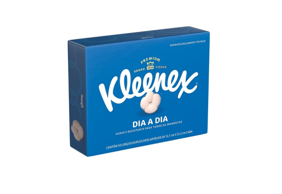 LENÇO DE PAPEL KLEENEX CX COM 50