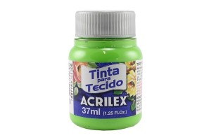 TINTA PARA TECIDO ACRILEX 37 ML VERDE FOLHA
