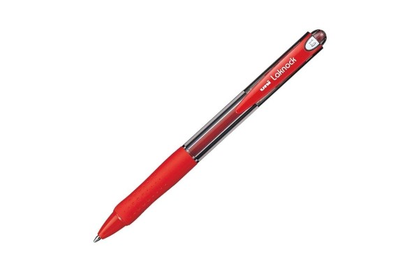 CANETA ESFEROGRAFICA LAKNOCK UNIBALL 1.0 VERMELHA