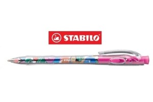 CANETA ESFEROGRAFICA STABILO TROPIKANA ROSA